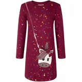 happy girls Strickkleid Mädchen Einhorn rot 104