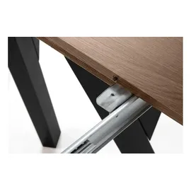 Konsimo Esstisch Ø 100 cm braun