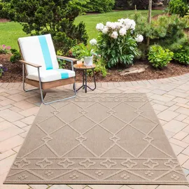Ayyildiz In- und Outdoor-Teppich Patara Beige 140 cm x 200 cm