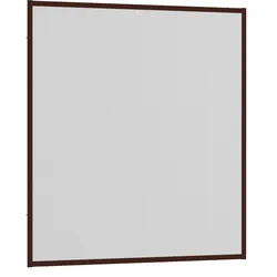 Insektenschutz-Fensterrahmen HECHT INTERNATIONAL "MASTER SLIM", braun (rahmen: braun gewebe: anthrazit), B:100cm H:120cm, Insektenschutzgitter