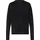 Comma, Feinstrickpullover mit Ziernaht Schwarz 40