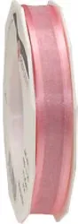 PRAESENT Organza 4831525-604 Hellrosa 15 mm x 25 m 2 Stück