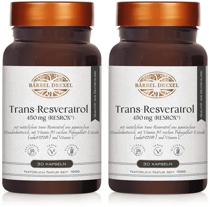 Trans-Resveratrol 450mg (RESROX®) Kapseln