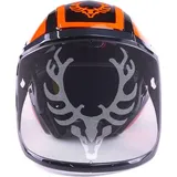 protos® Forsthelm / Schutzhelm KOX Edition mit Gehörschutz und Visier Integral Forest Schwarz/NeonOrange OneSize