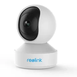 Reolink E Series E330 5 MP WLAN kompakte und intelligente Innen-Überwachungskamera mit Schwenk- und Neigefunktion, Zwei-Wege-Audio, Nachtsicht