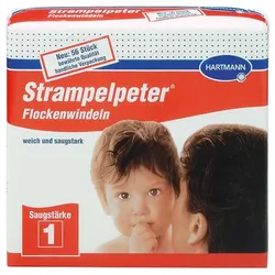 Hartmann Strampelpeter Flockenwindeln Saugstärke 1, 224 Stück 224 St