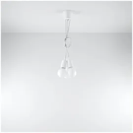 Sollux Diego 3-flg. 3xE27 90 cm weiß