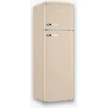 Severin RKG 8985 Retro-Kühl-Gefrierkombination (246 l, 1665 mm hoch, Creme)