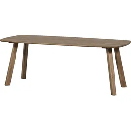 Woood Esstisch oval 180 x 74 x 100 cm kaschmirbraun