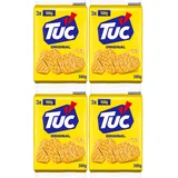 LU Tuc Crackers Original Salz-Crackers, 3 x 100 g (Packung mit 4)