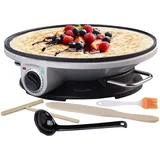 Rosenstein & Söhne XXL-Crêpes-Maker Schwarz