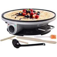 Rosenstein & Söhne XXL-Crêpes-Maker Schwarz