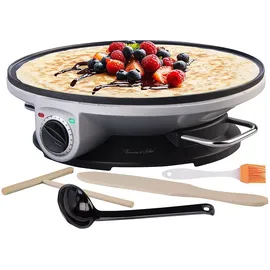 Rosenstein & Söhne XXL-Crêpes-Maker Schwarz