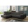 Sofnet Ecksofa Caris mit Schlaffunktion und einstellbare Kopfstützen, Wohnlandschaft mit Bettkasten, Couch, Sofa (Schwarz + Dun... - Schwarz/Dunkelgrau