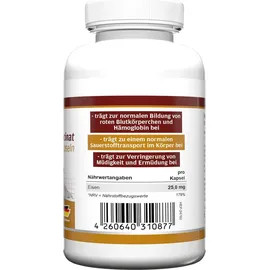 Zec+ Nutrition Health+ Eisenbisglycinat Kapseln 120 St.