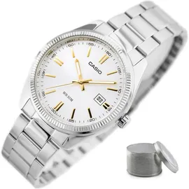 Casio Collection MTP-1302D-7A2VDF Herrenuhr - Gold/Weiß/Silber