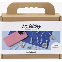 Creativ Company Mini Kreativ Set Modellieren Handyanhänger Bastelset