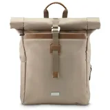 Hama Silvan Laptop-Rucksack Rolltop, (16,2 beige (00222025)