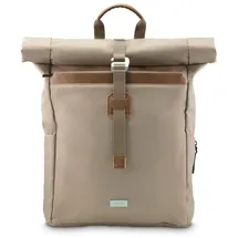 Hama Silvan Laptop-Rucksack Rolltop, (16,2 beige (00222025)