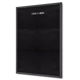 Showdown Displays Showdown Buchstabentafel - 60x80cm - Schwarz