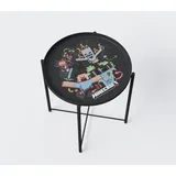 Phoenix Minecraft - runder Beistelltisch, mit abnehmbaren Tablett,