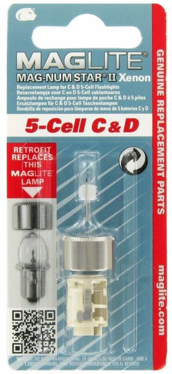 MAGLITE 5-Cell C & D Ersatzlampen MAG-LITE Xenon Birne