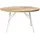 Cinas Ellen Gartentisch Ø 110 x 74 cm Weiß/Teak