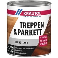 KRAUTOL Treppen- und Parkettlack glänzend farblos, 0,75 l