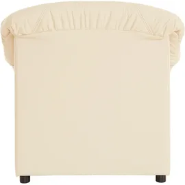 DOMO collection Sessel »Flores« wahlweise mit Federkern (nicht bei Microfaser PRIMABELLE®-Struktur), beige