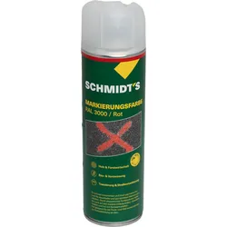 Schmidts Baustellen Makierungspray -  rot