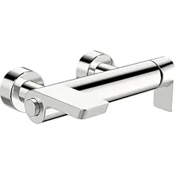 Hansa Hansastela Wannenfüll- und Brausearmatur 57742173 chrom, Druckumsteller, automatische Rückstellung