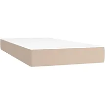 vidaXL Taschenfederkernmatratze Cappuccino 100 x 200 cm H3