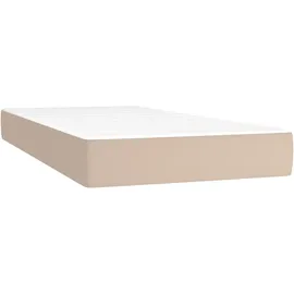 vidaXL Taschenfederkernmatratze Cappuccino 100 x 200 cm H3