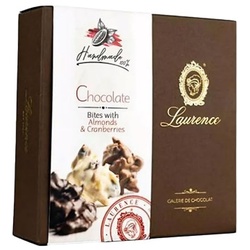 Schokoladen Süßigkeiten mit Mandeln und Preiselbeeren Laurence Golden Choco Bites, 140 g