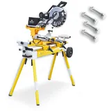 BAMATO Zug- Kapp- und Gehrungssäge KP-350PRO + Maschinenständer KST-2760