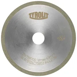 TYROLIT Trennen von Rotierenden Werkzeugen DxTxH 75x1x20 Für Hartmetall, Form: 1A1R (Trennscheibe mit durchgängigem Schneidrad), Art. 299109