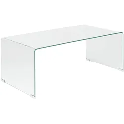 Couchtisch KENDALL Sicherheitsglas Transparent
