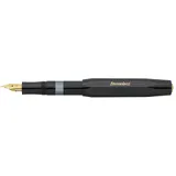 KAWECO Füllfederhalter Classic Sport Piston Schwarz/Gold M