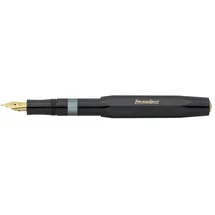 KAWECO Füllfederhalter Classic Sport Piston Schwarz/Gold M