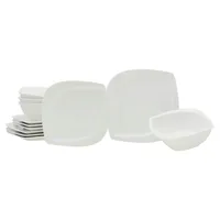 CreaTable Tafelservice Melbourne blattförmiger Charakter mit extra großer Essfläche,