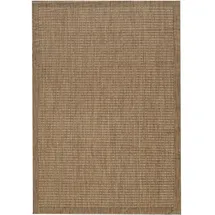 KADIMA DESIGN Balkonteppich Einfarbig Wetterfest Waschbar Strapazierfähig Terrasse Garten Schadstoffgeprüft Braun 140x200 cm – ORIANA von Kadima Design
