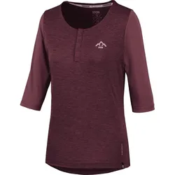 Carve X Women Henley raisin-solid raisin 38