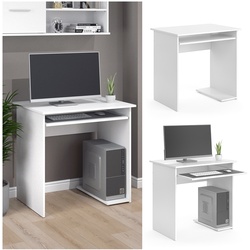 Vicco Schreibtisch Bürotisch Arbeitstisch Nick weiß Computertisch Laptoptisch