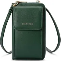 Frentree Kleine Damen Umhängetasche Cross-Body Handtasche mit vielen Fächern,