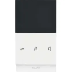Elcom Innenstation-Video eckig2Dpolarws glänz REK621Y