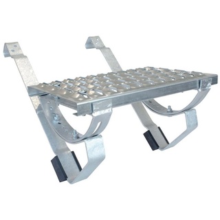 DAPRONA Laufrost Set für gewellte Dachziegel 60cm, Stahl Verzinkt Silber