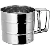 KADAX Mehlsieb, Handsieb aus Edelstahl, für Mehl und Puderzucker, Einhand Bestäubung und Bestreung