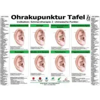Hawelka Verlag Ohrakupunktur Tafel - Indikation: Schmerztherapie 2