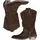 FELMINI Bikerboots Damen Braun 42