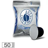 50 Kapseln Pads Caffe' Borbone Blend Blau Respresso Kompatibel Nespresso